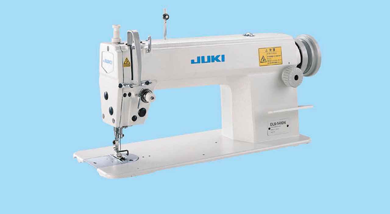 JUKI DLN 5410N-7 USED 1-NEEDLE, NEEDLE-FEED, LOCKSTITCH MACHINE